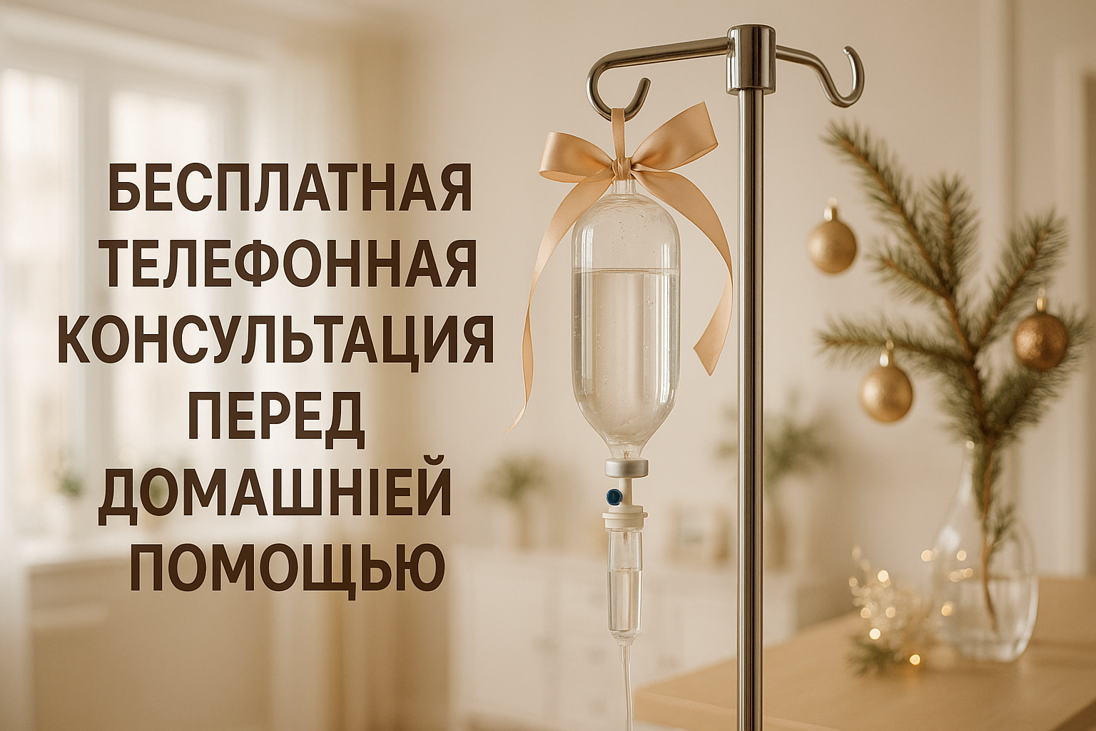 Бесплатная телефонная консультация перед оказанием помощи на дому